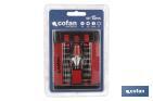 Kit of 1/4" bits - Cofan