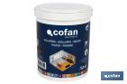 Water based sealer | Available in different sizes | For use in wood, plaster, concrete, cement, etc. - Cofan