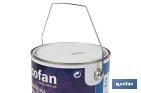 Water-based lacquer | Available in various colours | Paint buckets available in different sizes - Cofan