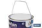 Water-based lacquer | Available in various colours | Paint buckets available in different sizes - Cofan