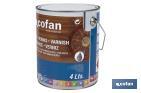 Boat varnish | Colourless paint | Paint bucket available in various sizes - Cofan