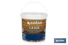 Lasur Protector Aquoso para Madeira | Acabamento Mate | Diferentes Tamanhos e Cores - Cofan