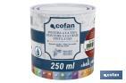 Pintura a la tiza chalk paint | Adecuada para restauración y decoración de muebles | Diferentes capacidades | Varios colores - Cofan