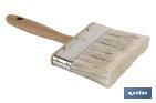 Fibre paint brush | Professional quality for paint works | Fine and soft finish - Cofan