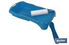 Paint roller kit with foam paint roller and paint tray | Paint roller size: 11cm | Tray size: 16 x 31cm - Cofan