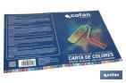 Colour chart for one-coat acrylic paint with 40 colours - Cofan