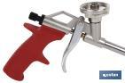 Polyurethane Ultra foam applicator gun | Ergonomic handle | Size: 18cm x ø2mm - Cofan