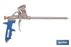 Pistolet pour Mousse de Polyuréthane Ultra | Manche ergonomique | Dimensions : 18 cm x ø2 mm - Cofan