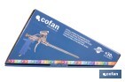 Pistolet pour Mousse de Polyuréthane Ultra | Manche ergonomique | Dimensions : 18 cm x ø2 mm - Cofan