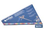 Pistolet pour Mousse de Polyuréthane Ultra | Manche ergonomique | Dimensions : 18 cm x ø2 mm - Cofan