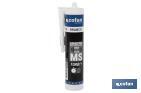 Adhesivo MS turbo extrafuerte en color blanco | Unión resistente y duradera | Envase: 290 ml - Cofan