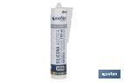 Acetoxy silicone sealant | Clear coloured | Cartridge of 280ml - Cofan