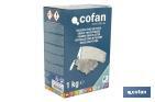 Gesso em Pó Fino | Para Uso em Exterior | Formato de 1 e 5 kg - Cofan