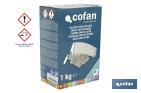 Enduit fin en poudre | Pour une utilisation en extérieur | Format de 1 et 5 kg - Cofan