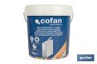 Mastic de rénovation et lissage en Pâte | Pour une utilisation en intérieur | Format de 350 g, 750 g et 5 kg - Cofan