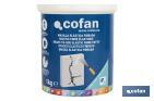 Mastic fibré élastique | Pour une utilisation en extérieur | Format de 1 et 5 kg - Cofan