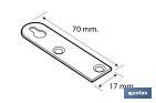 Colgador tipo Bocallave | Medidas: 17 x 70 mm | Para Sujeción de Objetos - Cofan