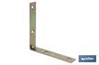 Angle bracket | Available in different sizes for 90° angle | Zinc-plated steel - Cofan