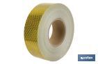 Reflective adhesive tape | Available in different colours | Suitable for contour of vehicles | 50 metres - Cofan