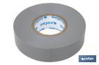 Insulating tape 180 microns | Grey | Resistant to voltage, heat and different acids and alkaline materials - Cofan