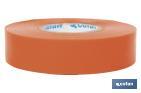 Insulating tape 180 microns | Orange | Resistant to voltage, heat and different acids and alkaline materials - Cofan