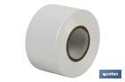 Insulating tape 130 microns | White | Resistant to voltage, heat and different acids and alkaline materials - Cofan