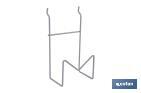 Angle grinder rack | Lightweight and adaptable design | Light grey | Suitable for Cofan display stand | Size: 110 x 80 x 200mm - Cofan