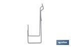 Angle grinder rack | Lightweight and adaptable design | Light grey | Suitable for Cofan display stand | Size: 110 x 80 x 200mm - Cofan