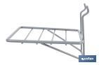 Saw rack | Lightweight and functional design | Ideal for display stands | Light grey | Size: 200 x 180 x 140mm - Cofan