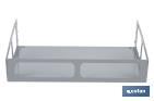 Tray for display stands | Light grey | Ideal for efficient organisation | Size: 300 x 200mm - Cofan