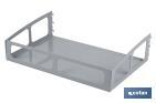 Tray for display stands | Light grey | Ideal for efficient organisation | Size: 300 x 200mm - Cofan