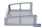 Tray for display stands | Light grey | Ideal for efficient organisation | Size: 300 x 200mm - Cofan
