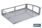 Tray for display stands | Light grey | Ideal for efficient organisation | Size: 300 x 200mm - Cofan