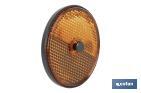 Catadióptricos redondos con tornillo para fijar en vehículos | 3 Colores y 2 tamaños diferentes - Cofan