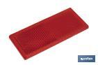 Catadióptrico Rectangular Autoadhesivo | Colores: ámbar y rojo | Medidas: 79 x 35 mm - Cofan