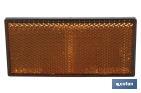 Catadióptrico rectangular con adhesivo para poner en vehículos | Medidas: 106 x 50 mm | Disponible en 3 colores - Cofan