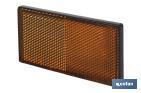Catadióptrico rectangular con adhesivo para poner en vehículos | Medidas: 106 x 50 mm | Disponible en 3 colores - Cofan