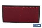 Catadióptrico rectangular con adhesivo para poner en vehículos | Medidas: 106 x 50 mm | Disponible en 3 colores - Cofan
