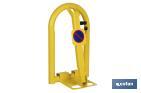 Barrière de blocage pour parking avec serrure intégrée | Barrière de parking de couleur jaune - Cofan