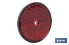 Round reflectors without screw | Approved product | Diameter: 60 mm | Screw not included | Available in 3 different colours - Cofan