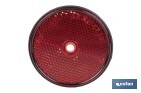 Round reflectors without screw | Approved product | Diameter: 60 mm | Screw not included | Available in 3 different colours - Cofan