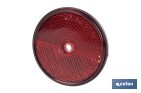 Round reflectors without screw | Approved product | Diameter: 60 mm | Screw not included | Available in 3 different colours - Cofan