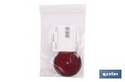 Round reflectors without screw | Approved product | Diameter: 60 mm | Screw not included | Available in 3 different colours - Cofan