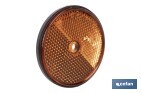 Round reflectors without screw | Approved product | Diameter: 60 mm | Screw not included | Available in 3 different colours - Cofan
