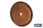 Round reflectors without screw | Approved product | Diameter: 60 mm | Screw not included | Available in 3 different colours - Cofan