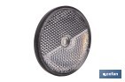 Round reflectors without screw | Adhesive backing | Approved product | Diameter: 60 mm | Available in 3 different colours - Cofan
