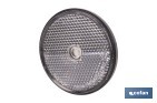 Round reflectors without screw | Adhesive backing | Approved product | Diameter: 60 mm | Available in 3 different colours - Cofan