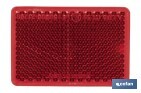Adhesive rectangular reflector | Approved product | Available in 3 different colours | Size: 56 x 39 mm - Cofan