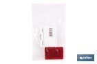 Adhesive rectangular reflector | Approved product | Available in 3 different colours | Size: 56 x 39 mm - Cofan