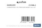 Adhesive rectangular reflector | Approved product | Available in 3 different colours | Size: 56 x 39 mm - Cofan